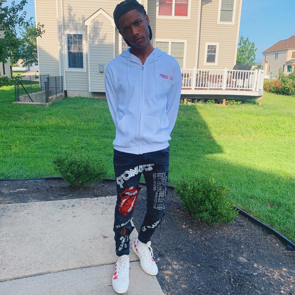 Custom Rolling Stones Jeans